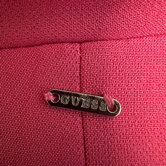 Guess Hot Pink Belted Double Breasted Trench Coat size XL - Picture 4 of 6